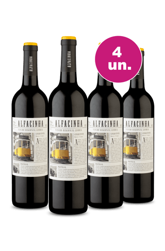 Kit 4 - Alfacinha Regional Lisboa Tinto - Oferta Flash IZ