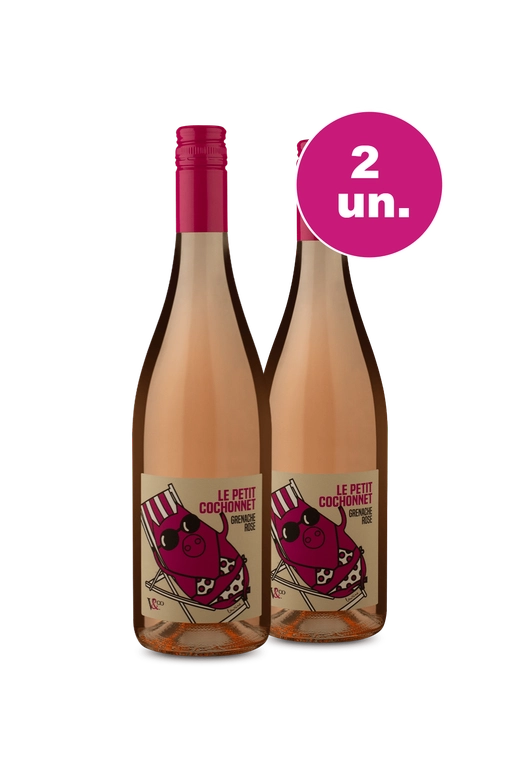 Kit 2 - Le Petit Cochonnet Grenache Rosé - Oferta Insana