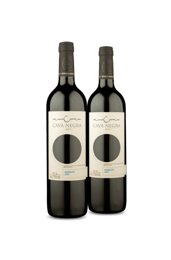 Kit Duo - Cava Negra Merlot