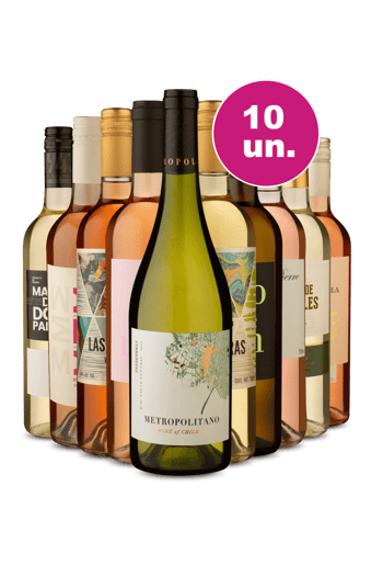 Kit 10 - Brancos e Rosés - Exclusivo We