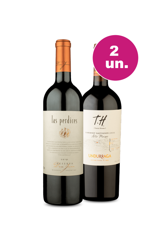 Kit 2 - Las Perdices Don Juan Reserva e T.H. [Terroir Hunter] Cabernet Sauvignon