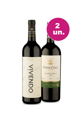 Kit 2 -  Pérez Cruz Limited Edition e Calyptra Vivendo Reserve - Oferta Insana