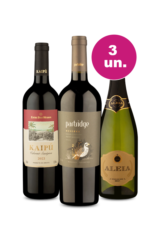 Kit 3 - A Melhor Seleção por R$99 - Oferta Absurda Black Wine
