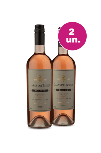 Kit 2 - Casas Del Toqui Single Estate Rosé - Oferta Insana IZ