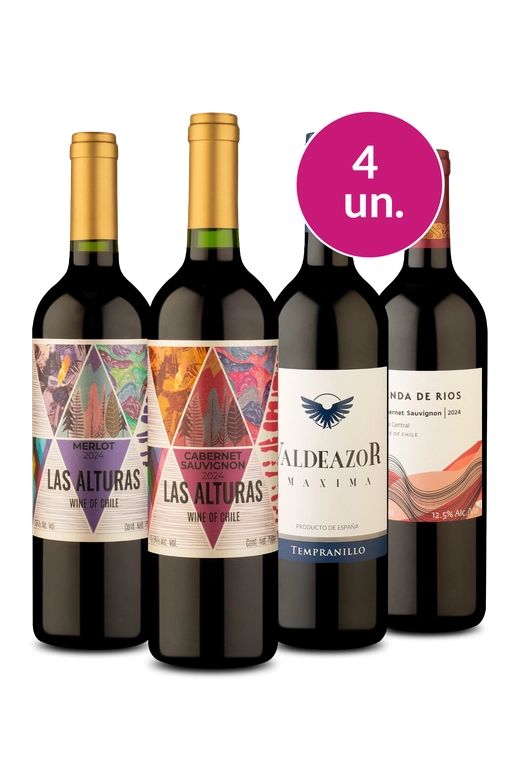 Kit 4 - Tintos por $100 - Oferta Absurda