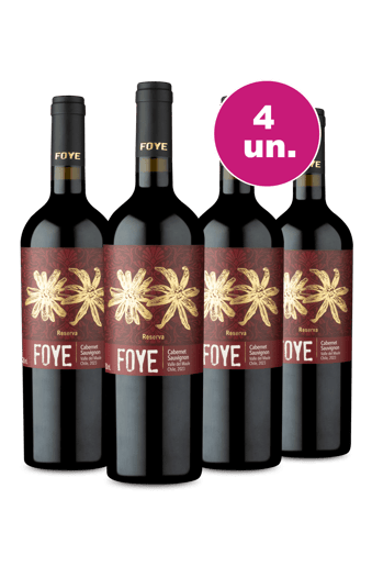 Kit 4 Por R$149 - Foye Reserva Cabernet Sauvignon 2023