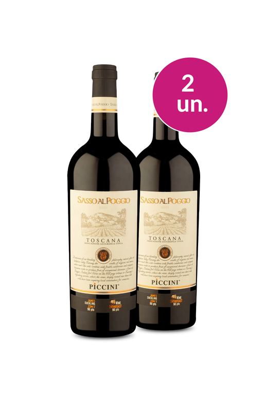 Wine Pendura - Piccini Sasso Al Poggio por R$149,93/un