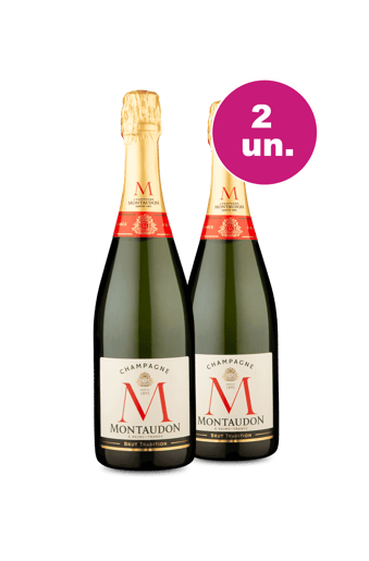 Kit 2 - Champagne Montaudon Brut - Exclusivo We