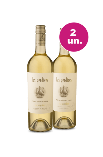 Kit 2 - Las Perdices Pinot Grigio - Oferta Insana IZ
