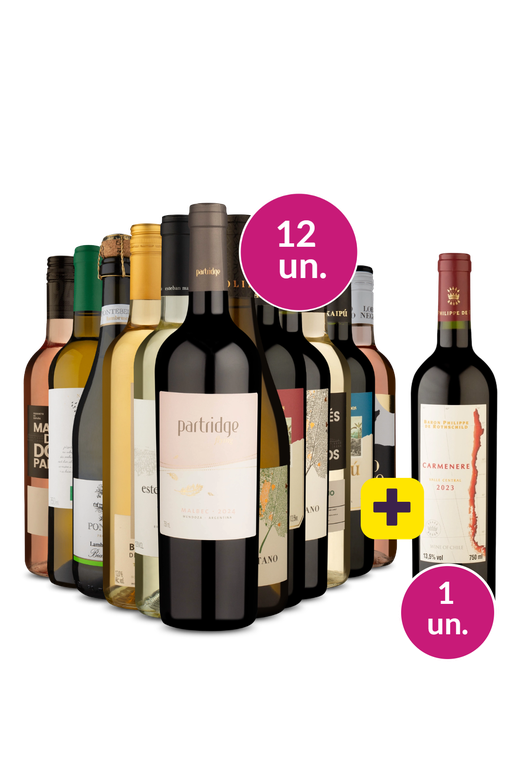 Kit 13 - Para Todos os Gostos + Baron Philippe De Rothschild Grátis