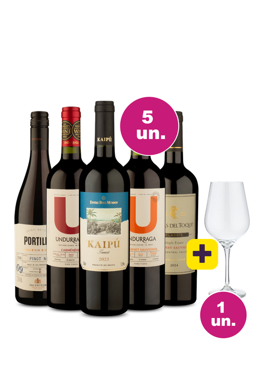 Kit 5 - Eu quero a taça! - Campeões + Taça de Cristal Grátis