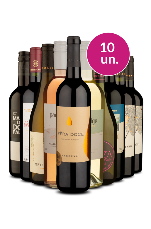 Kit 10 - Especial 3/3 - Seleção por R$33 por Garrafa - Oferta Absurda