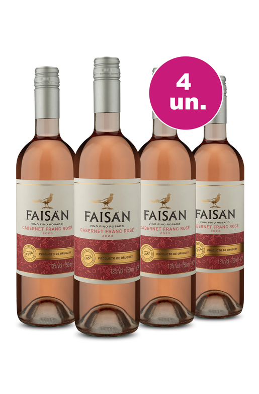 Kit 4 - Faisán Cabernet Franc Rosé - Black Wine