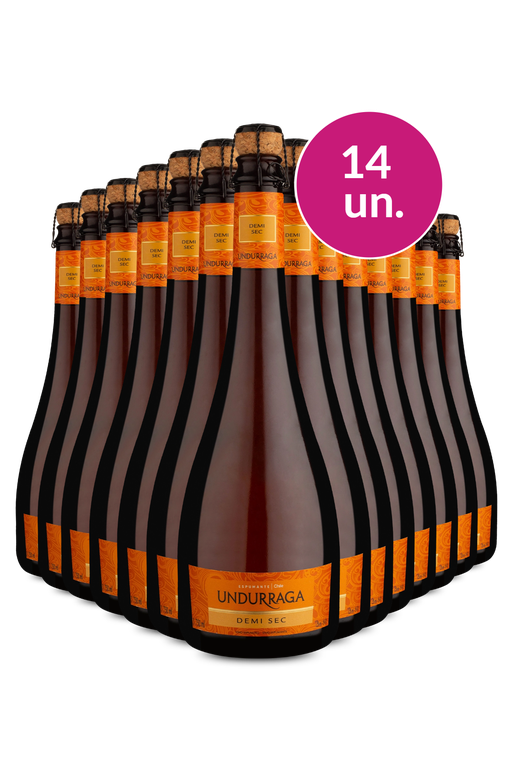 Kit 14 - Espumante Undurraga Demi-Sec - Exclusivo We