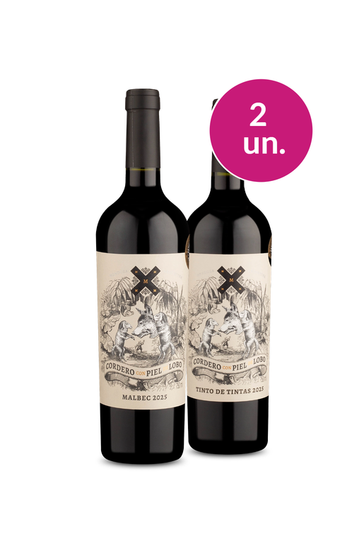 Kit 2 - Degustação Cordero Con Piel De Lobo - Lançamento Wine