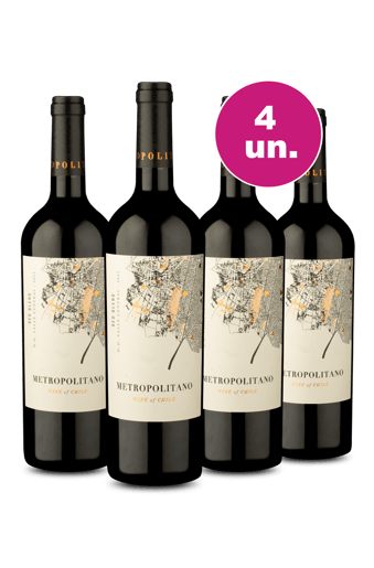 Kit 4 - Lançamento Exclusivo Metropolitano Red Blend