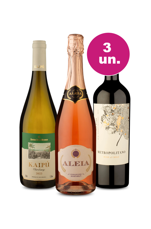 Kit 3 Por R$99 - Para brindar