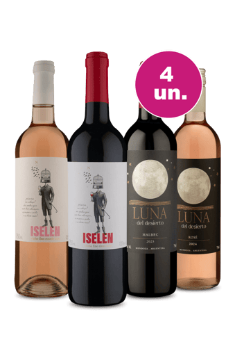 Kit 4 por R$149 - Vinhos Marcantes