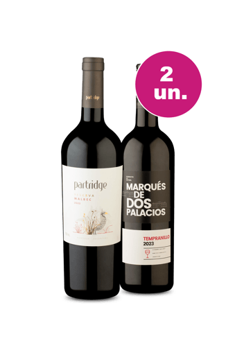 Kit 2 - Tintos Formidáveis por R$37,90 por Garrafa