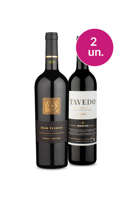 Kit 2 - Wine Pendura - V9 Gran Reserva e Tavedo