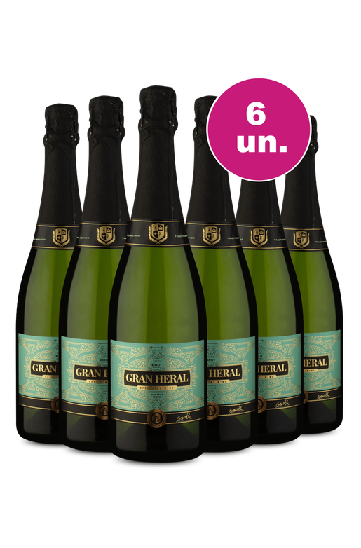 Kit 6 - Espumante Gran Heral Brut - Exclusivo We