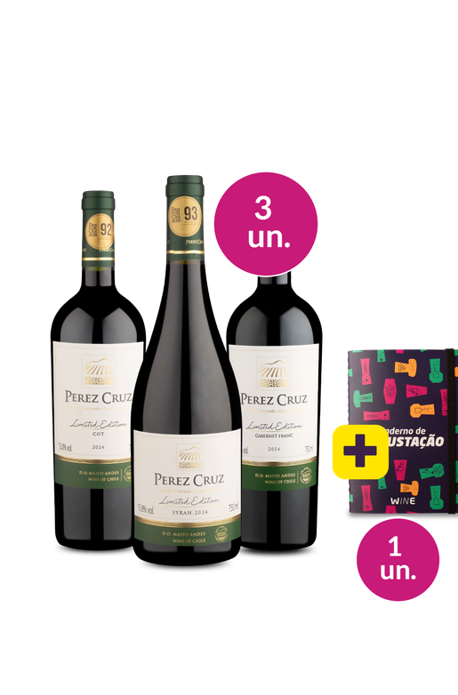 Kit 3 - Pérez Cruz + Caderno Degustação Grátis - Oferta Absurda