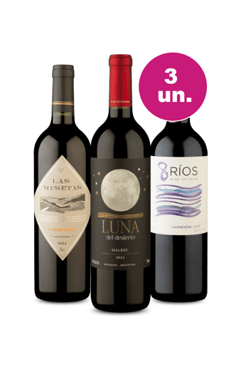Kit 3 - Tintos Imperdíveis por R$99 - Oferta Insana IZ