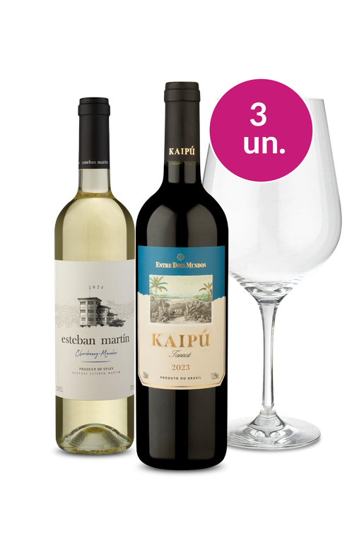 Kit Especial - Kaipu, Esteban e Taça de Cristal por R$99 - Oferta Absurda
