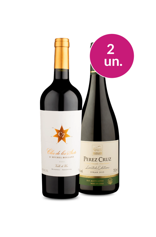 Kit 2 - Clos de Los Siete e Perez Cruz Limited Edition - Oferta Absurda