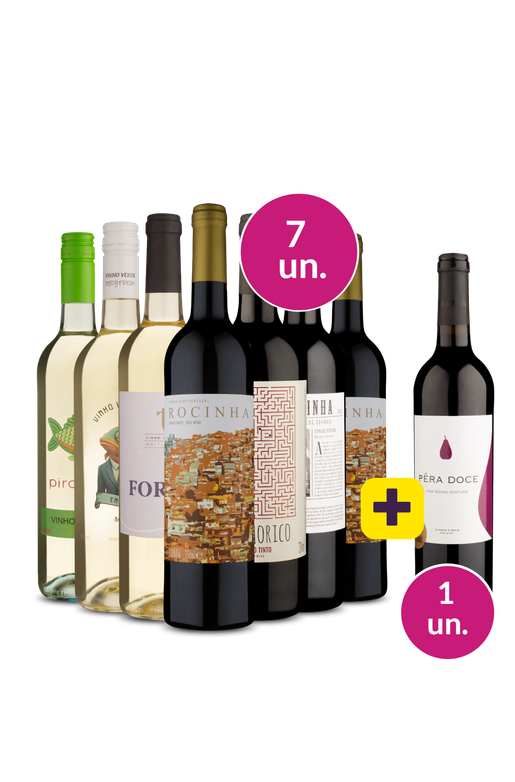 Kit 7 - Tintos Portgueses + Pêra Doce Grátis - Oferta Absurda