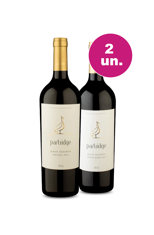Kit 2 - Degustação Partridge Gran Reserva - Oferta Absurda