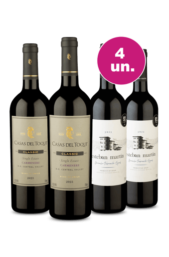 Kit 4 - Encontro de Campeões: Casas Del Toqui e Esteban Martín Tinto