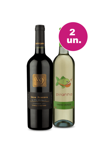 Kit 2 - V9 Gran Reserva e Piranha - Oferta Insana
