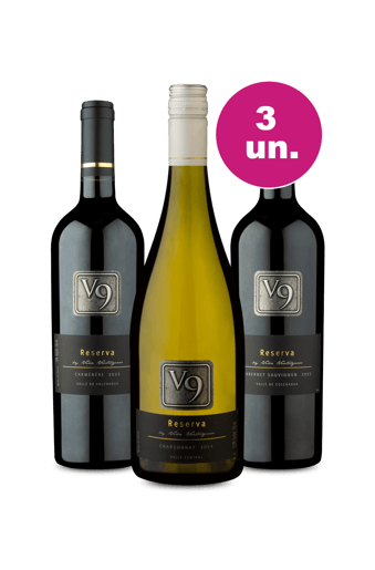 Kit 3 - V9 Degustação - Exclusivo WE