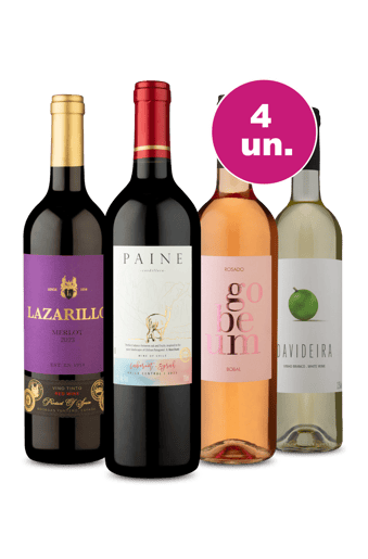Kit 4 - Mesclados por R$27,90 Por Garrafa