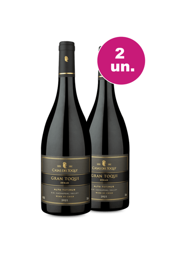 Kit 2 - Casas Del Toqui Gran Toqui Syrah - Oferta Insana IZ