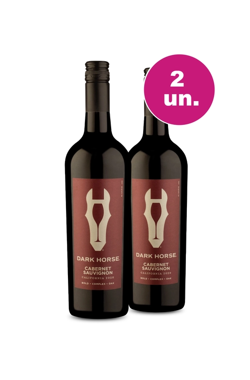 Kit 2 - Dark Horse Cabernet Sauvignon - Oferta Absurda