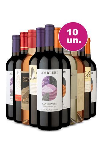 Kit 10 - Seleção por R$24,90 por Garrafa