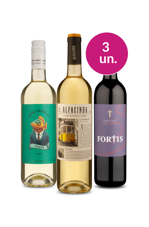 Kit 3 - Portugal em 3 Garrafas por R$99 - Oferta Absurda