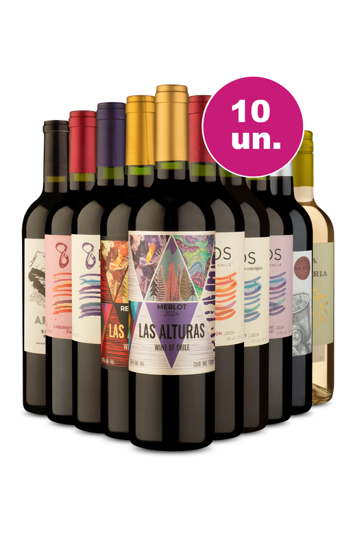 Kit 10 - Black Wine - R$21,90 por Garrafa