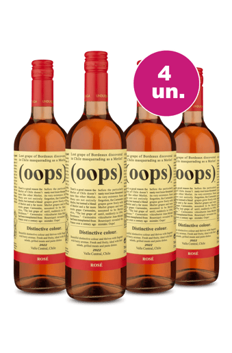 Kit 4 - (Oops) Rosé - Oferta Insana Exclusiva We Wine