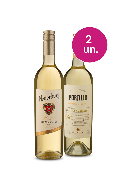 Kit 2 - Vinho Brancos - R$55 por Garrafa