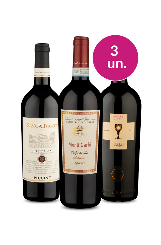 Kit 3 - Italianos Aclamados - Exclusivo We