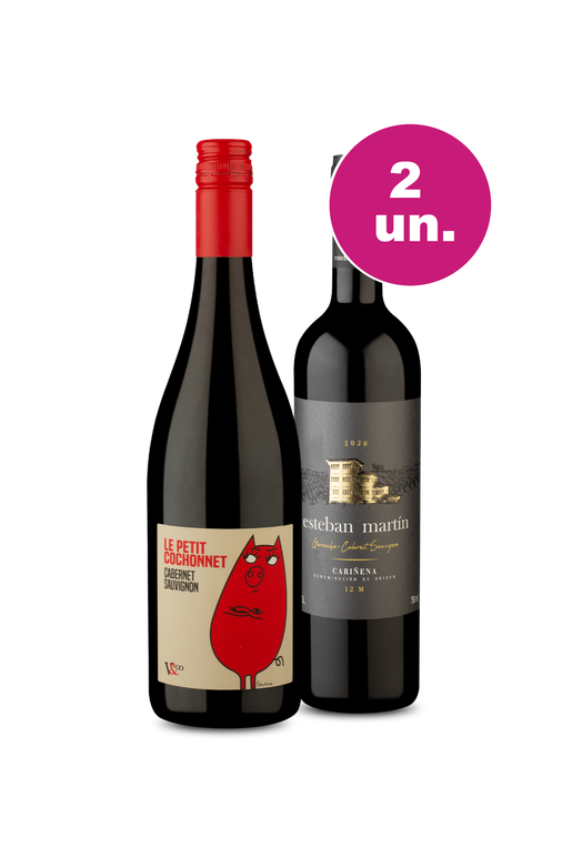 Kit 2 - Encontro de Campeões: Le Petit Cochonnet e Esteban Martín Reserva Tintos