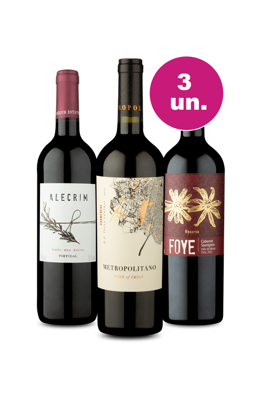 Kit 3 Por R$99 - Tintos Espetaculares - Oferta Insana