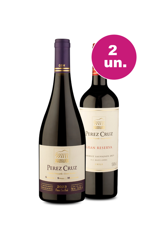 Kit 2 - Pérez Cruz Gran Reserva e GSM - Oferta Absurda Black Wine