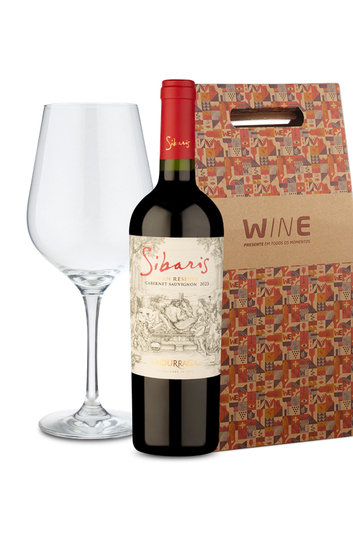 Kit Especial - Presenteando com Sibaris Gran Reserva e Taça de Cristal
