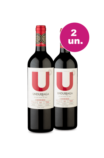 Kit 2 - U By Undurraga Carménère - Oferta Insana IZ