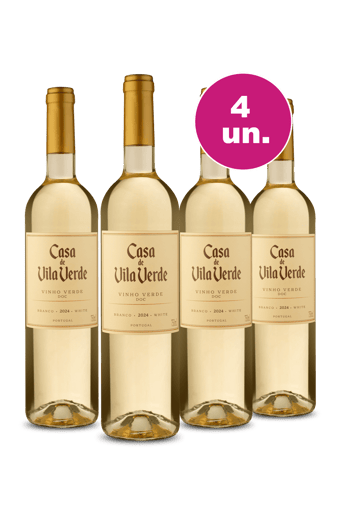 Kit 4 - Casa De Vila Verde D.O.C. Vinho Verde 2024 - Exclusivo WE