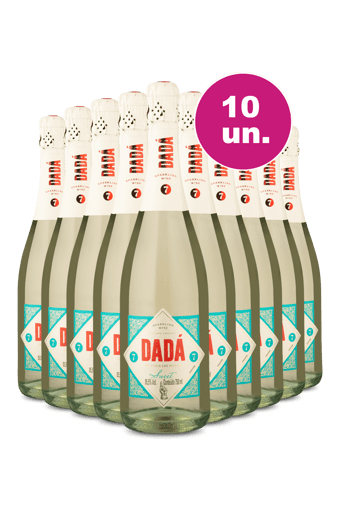 Kit 10 - Espumante Dadá de Finca Las Moras Nº 7 White Sweet